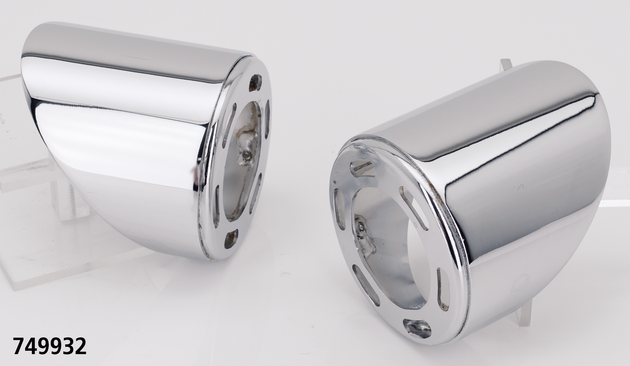 Mcj End Caps Royal 80 Slash Cut Chrome Exhaust End Cap Mcj Default Title