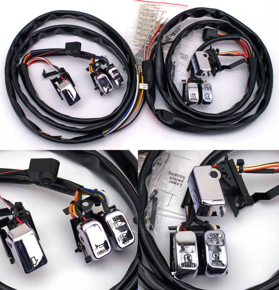 Gzp Chr Led Switchkit Softail+Dyna 07up Handlebar Controls Zodiac Default Title