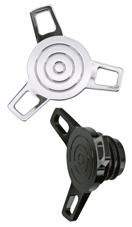 Gzp Black Dummy Spinner Cap Fuel Gauge Cap & Dummy Cap Zodiac Default Title