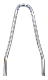 13" Round Sissy Bar Chrome Detachable Sissy Bar V Twin Mfg Default Title
