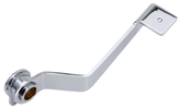 Rear Brake Pedal Chrome Fxst84 99 Brake Pedal V Twin Mfg Default Title