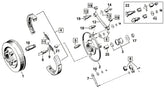 Front Brake Pivot Stud Bt37 57 Brake Drums & Parts V Twin Mfg Default Title
