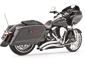 Sharp Curve Radius+Caps Ch/Bk Flh/T95 16 2-2 Full Exhaust System Freedom Performance Exhaust