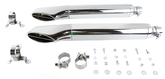 1968 Style Turn Outs Chrome Flt95 16 Slip-On & Muffler V Twin Mfg Default Title