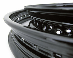 Rim Black Powdercoated 3.00x18 Pre 04 Wheel Rims Zodiac