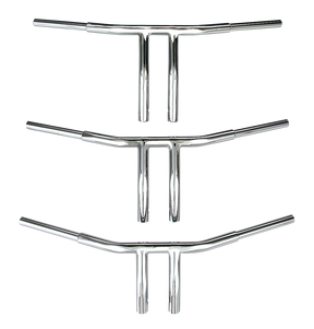 Gzp Fat Bubba 1.25" Chrome T Bar 7.5" R Handlebar Zodiac