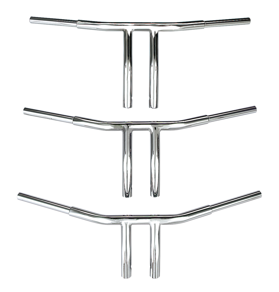 Gzp Fat Bubba 1.25" Chrome T Bar 7.5" R Handlebar Zodiac
