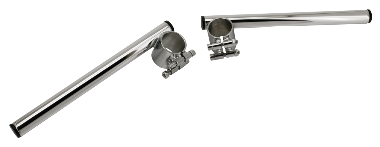Gzp Solo Chrome 41mm Clip On Handlebars Handlebar Zodiac Default Title