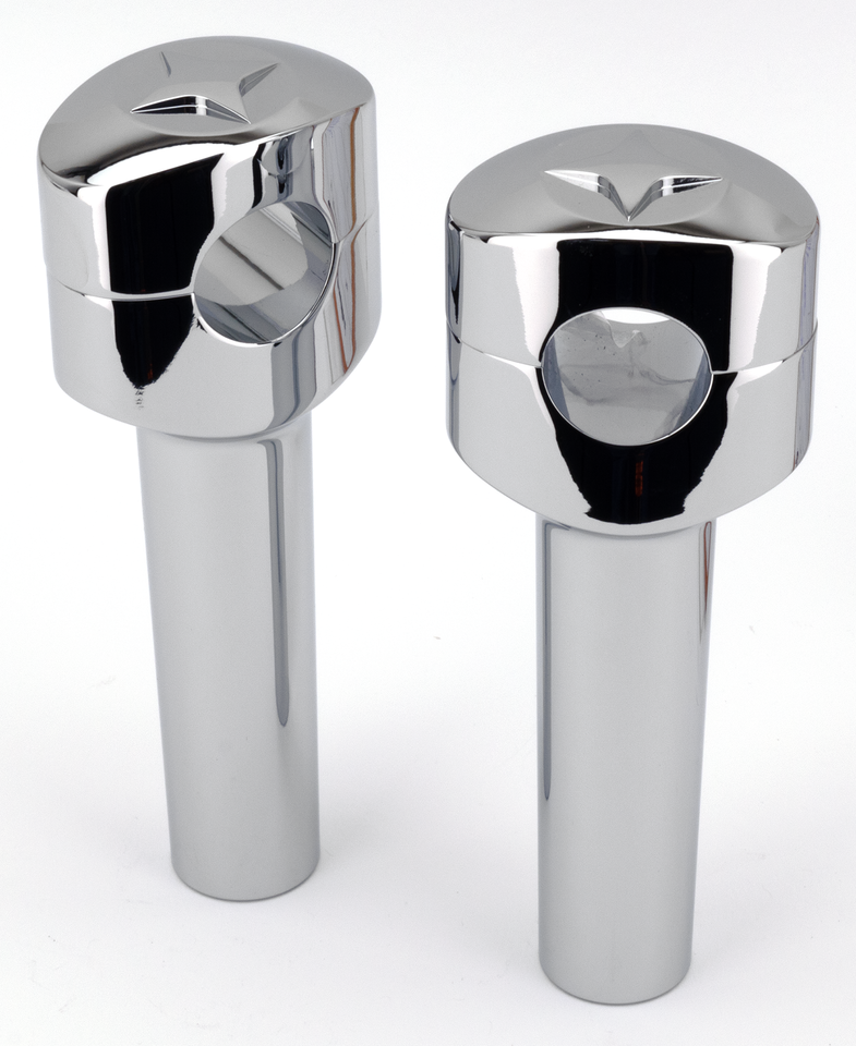 Gzp Fusion Oval Risers 5" Lonestar Chrom Riser Zodiac Default Title