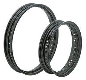 Rim Black Powdercoated 1.85x19 40 H Wheel Rims Zodiac Default Title