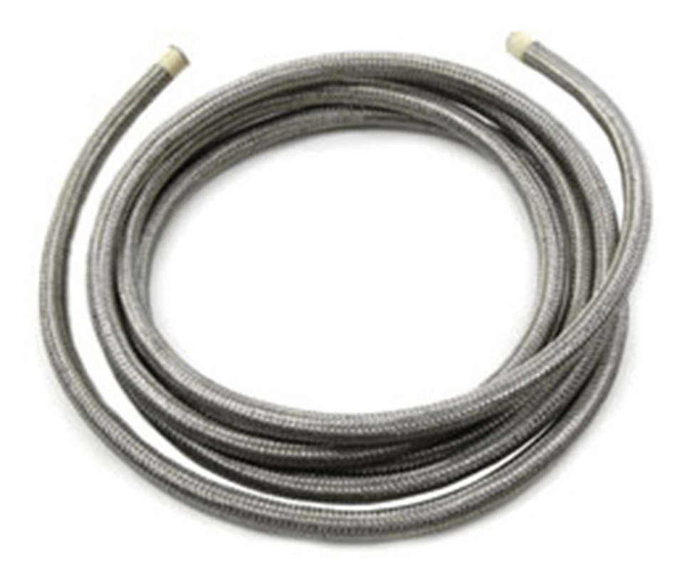 Braided Inox Covered Hose 5/16"X152cm Oil/Fuel Line & Fitting V Twin Mfg Default Title