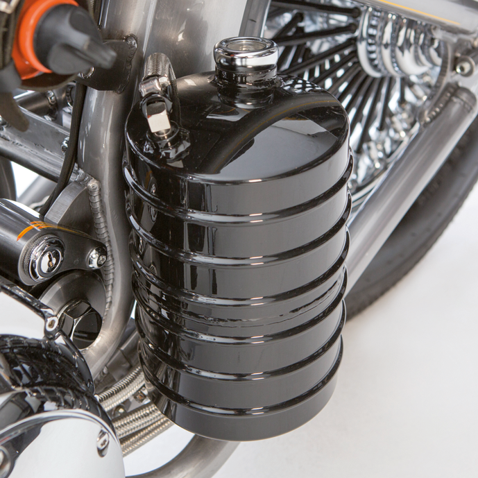 Gzp Blk Vertical Mount Beehive Oiltank Oil Tank Zodiac