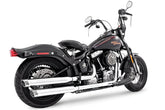 Racing Slip Ons All Chrome Flstf07 17 Slip-On & Muffler Freedom Performance Exhaust Default Title