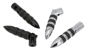 Gzp Chrome Magnum Pegs W/Mounts 1/2"Unc Foot Peg Zodiac