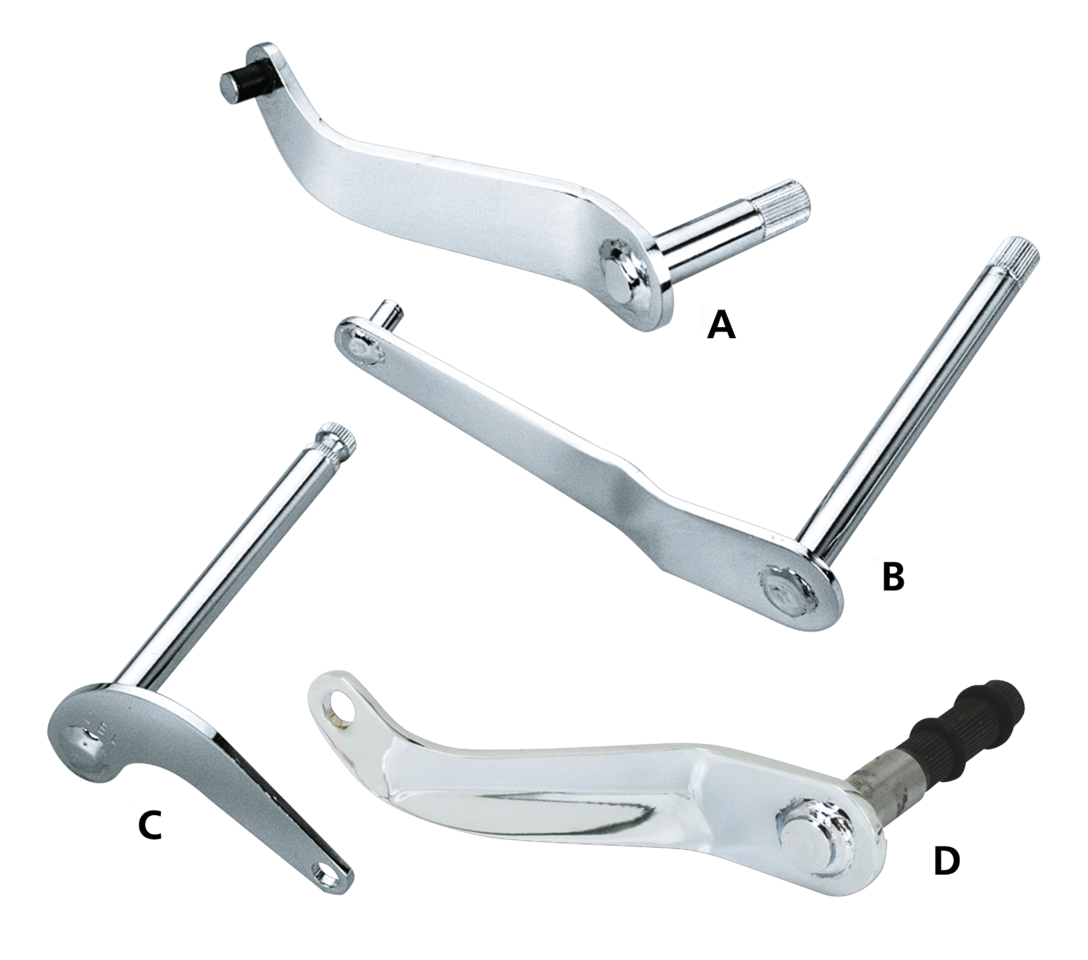 Gzp Shifter Shaft Fl74 84 Splined Shift Lever Shaft & Hardware Zodiac
