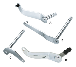 Gzp Shifter Shaft Fl74 84 Splined Shift Lever Shaft & Hardware Zodiac