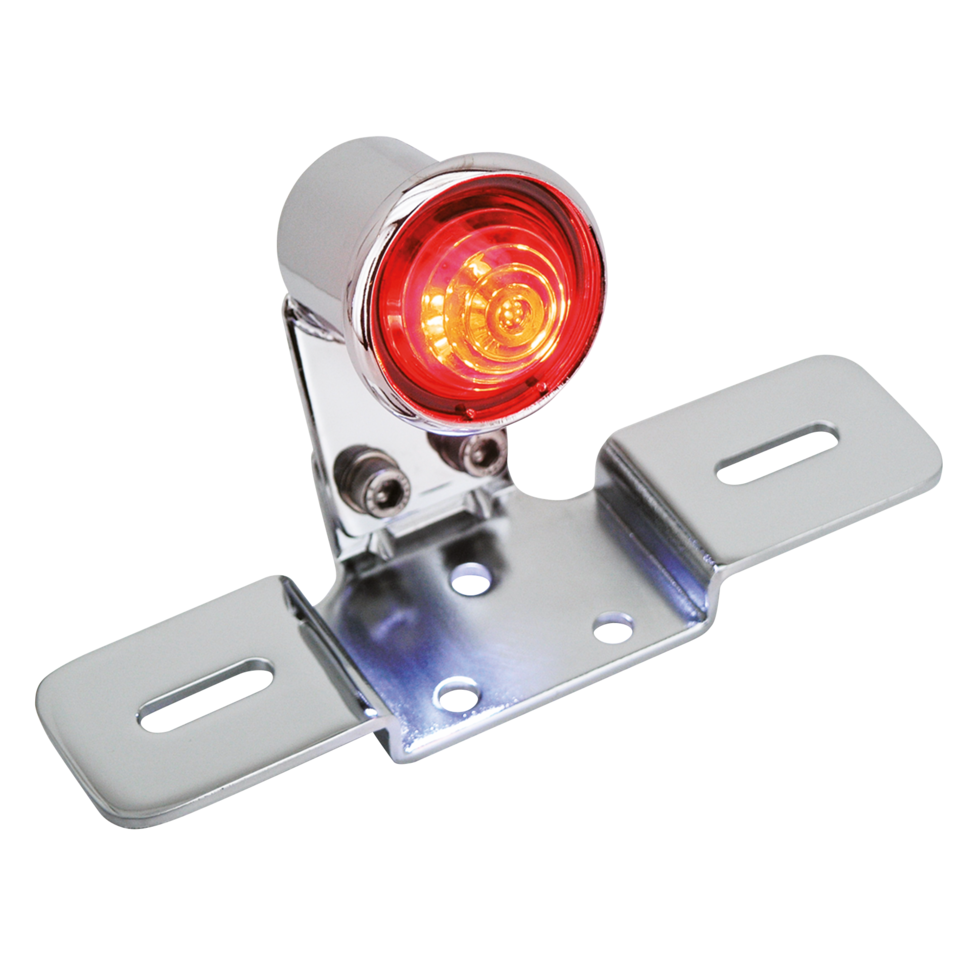 Gzp Classic Chrome 1.75" Led Taillight E Tail & Brake Light Zodiac Default Title