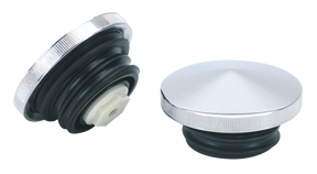 Gzp Chrome Pointed Gascap Vented 82 Up Gas Cap Zodiac Default Title
