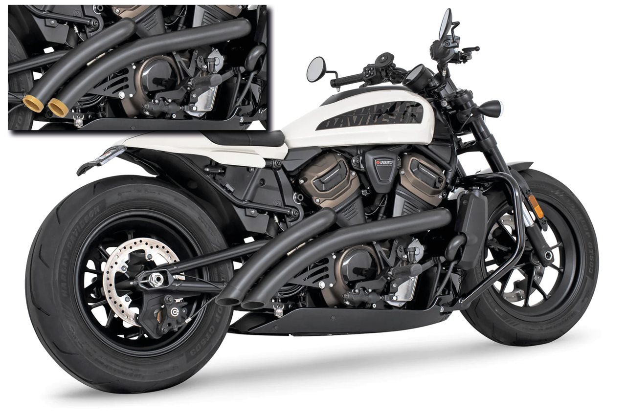 Radical Radius Bl/Bl Side Rh1250 S 21 Up 2-2 Full Exhaust System Freedom Performance Exhaust