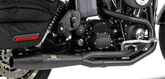 Redthunder 2-1 Black FXD91-05 Redthunder Exhaust Default Title