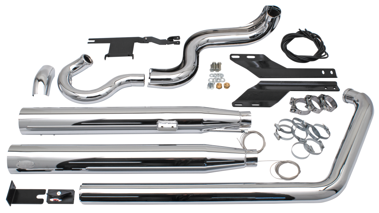 Mcj Royal True Duals F*St17 Chrome 2-2 Full Exhaust System Mcj Default Title