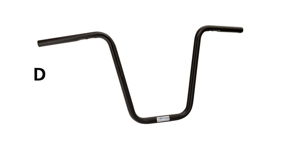 Fehling Narrow Ape 1" 35cm High Black One Inch Diameter Handlebars Crc Custom Parts Default Title
