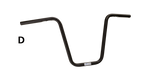 Fehling Narrow Ape 1" 35cm High Black One Inch Diameter Handlebars Crc Custom Parts Default Title