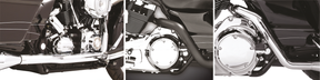 True Dual Hdrs W/Shields Chr Flh/T95 08 2-2 Exhaust Header Freedom Performance Exhaust