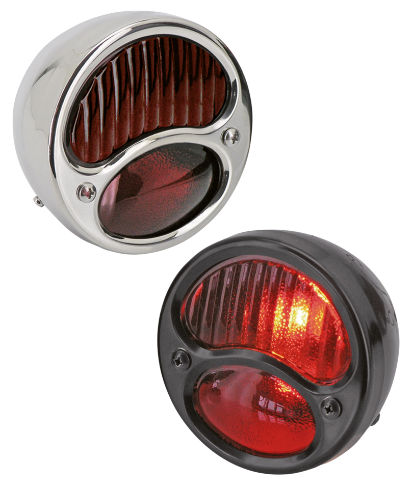 Gzp Chrome Duet (Ford) Style Tailligh Tail & Brake Light Zodiac