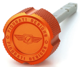 Trans. Dipst. Alu Knurled Orange Me17 Up Transmission Parts 2006 to present 6 Speed Figurati Designs Default Title