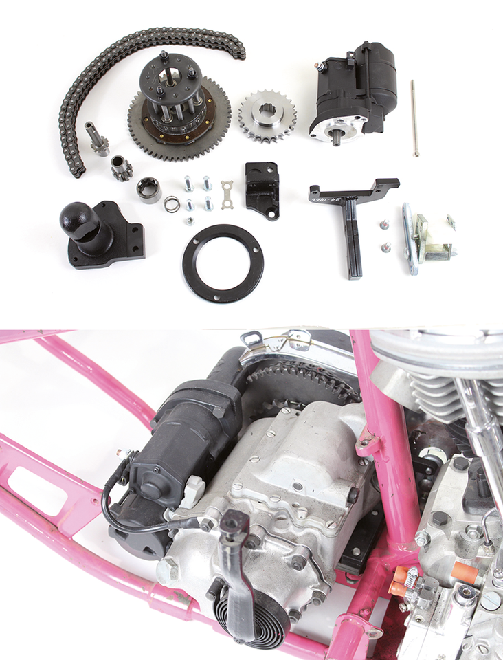 Electric Starter Kit Bt54 57 Starter Motor & Parts V Twin Mfg Default Title