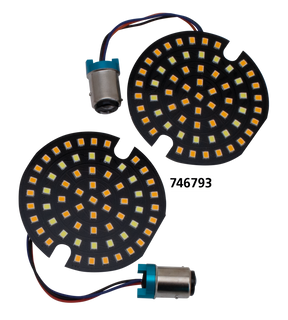 Turn Sig Led Insert Pancake 3" White Hal Light Bulbs & LEDs Cyron