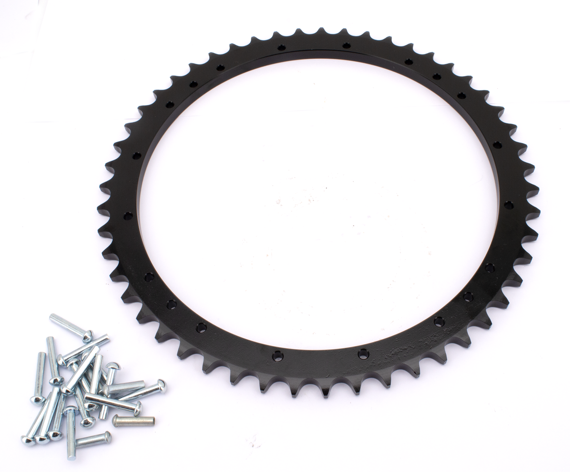 Gzp Rear Sprocket W/Rivets Bt67 72 Sprocket & Pulley Zodiac Default Title
