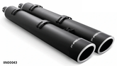 Freedom Liberty S/O Blk/Blk Roadm/Chieft Slip-On & Muffler Freedom Performance Exhaust Default Title