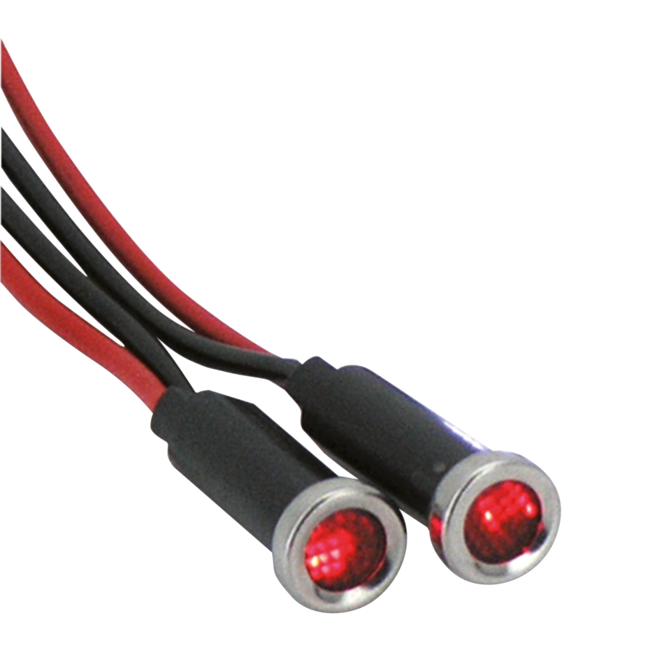 Gzp Led Indicator Light Red Lens Stainle Indicator Light Zodiac Default Title