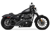 Radical Radius High Black W/Caps Xl04 Up 2-2 Full Exhaust System Freedom Performance Exhaust Default Title