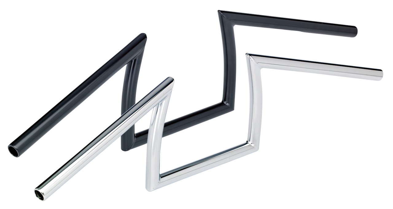Zcp Donkey Bar+ Chrome Non Dimple 8" One Inch Diameter Handlebars Zodiac