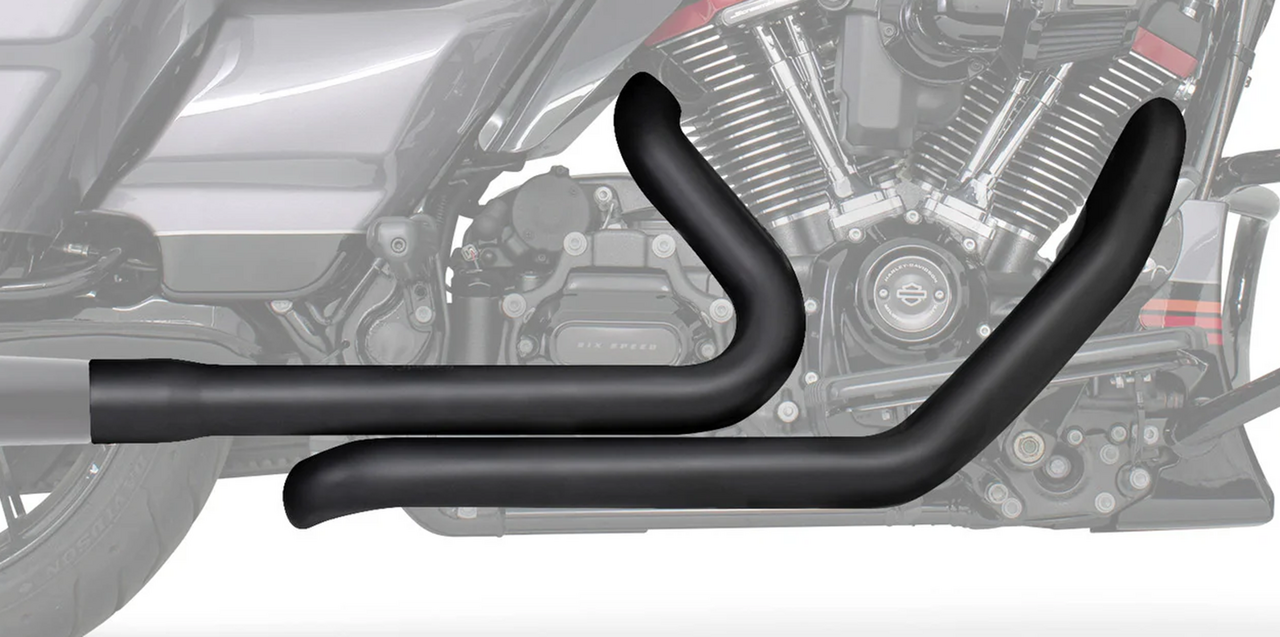 Rh Side T&U True Duals Blk Flh/T95 08 2-2 Exhaust Header Freedom Performance Exhaust Default Title