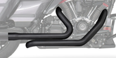 Rh Side T&U True Duals Blk Flh/T95 08 2-2 Exhaust Header Freedom Performance Exhaust Default Title