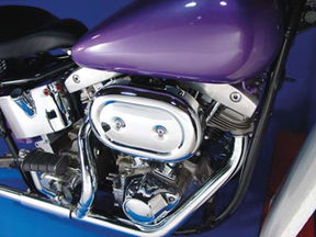 Oval A/C Housing Chrome Fl/Fx/Xl72 75 Stock Style Air Cleaners V Twin Mfg