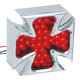 Gzp Led Billet Chr. Maltese Cross Tailli Tail & Brake Light Zodiac Default Title