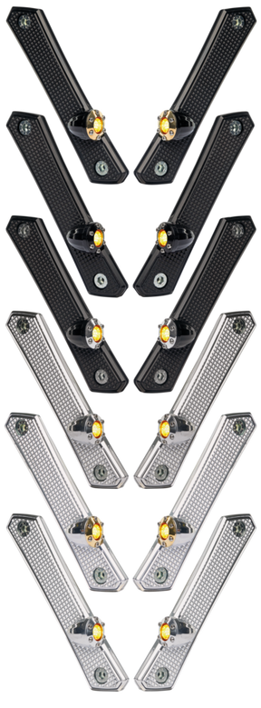 Vity's Front Turnsignalkit Black/Polish Turn Signal Vity's Design Default Title