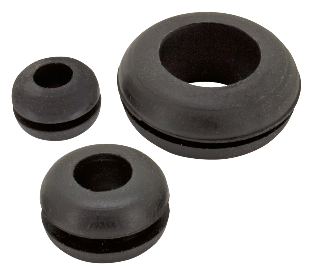 Rubber Grommet, Size 6 Mm I.D. 4 Mm Wiring & Connectors Wurth