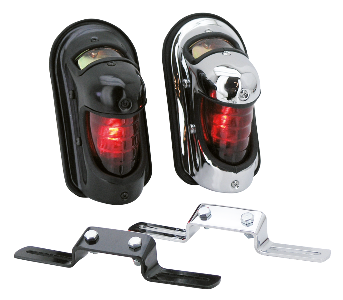 Gzp Beehive Taillight Stamped Stl Chrome Tail & Brake Light Zodiac Default Title
