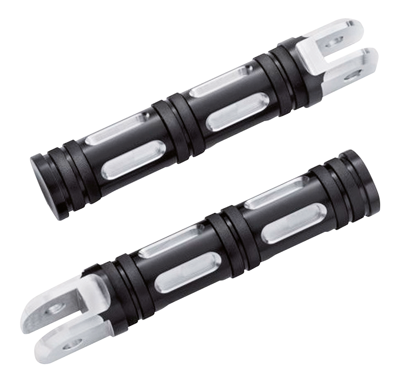 Gzp Black Edge Cut Rider Footpegs Rider Foot Peg Zodiac Default Title