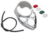 Chrome Dash Panel Kit El/Wl/Ul38 Dash Panel & Trim V Twin Mfg Default Title