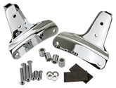 Gzp Chrome Side Straps Flh/T09 13 Sissy Bar Side Plate Zodiac Default Title