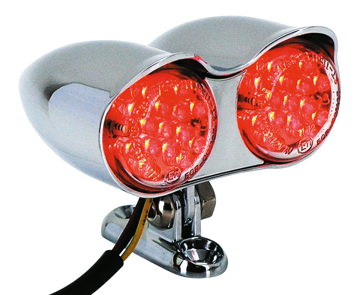 Gzp Hi Glide Dual Red Light Clear Lens E Tail & Brake Light Zodiac Default Title