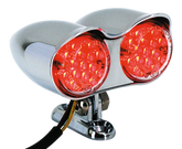Gzp Hi Glide Dual Red Light Clear Lens E Tail & Brake Light Zodiac Default Title