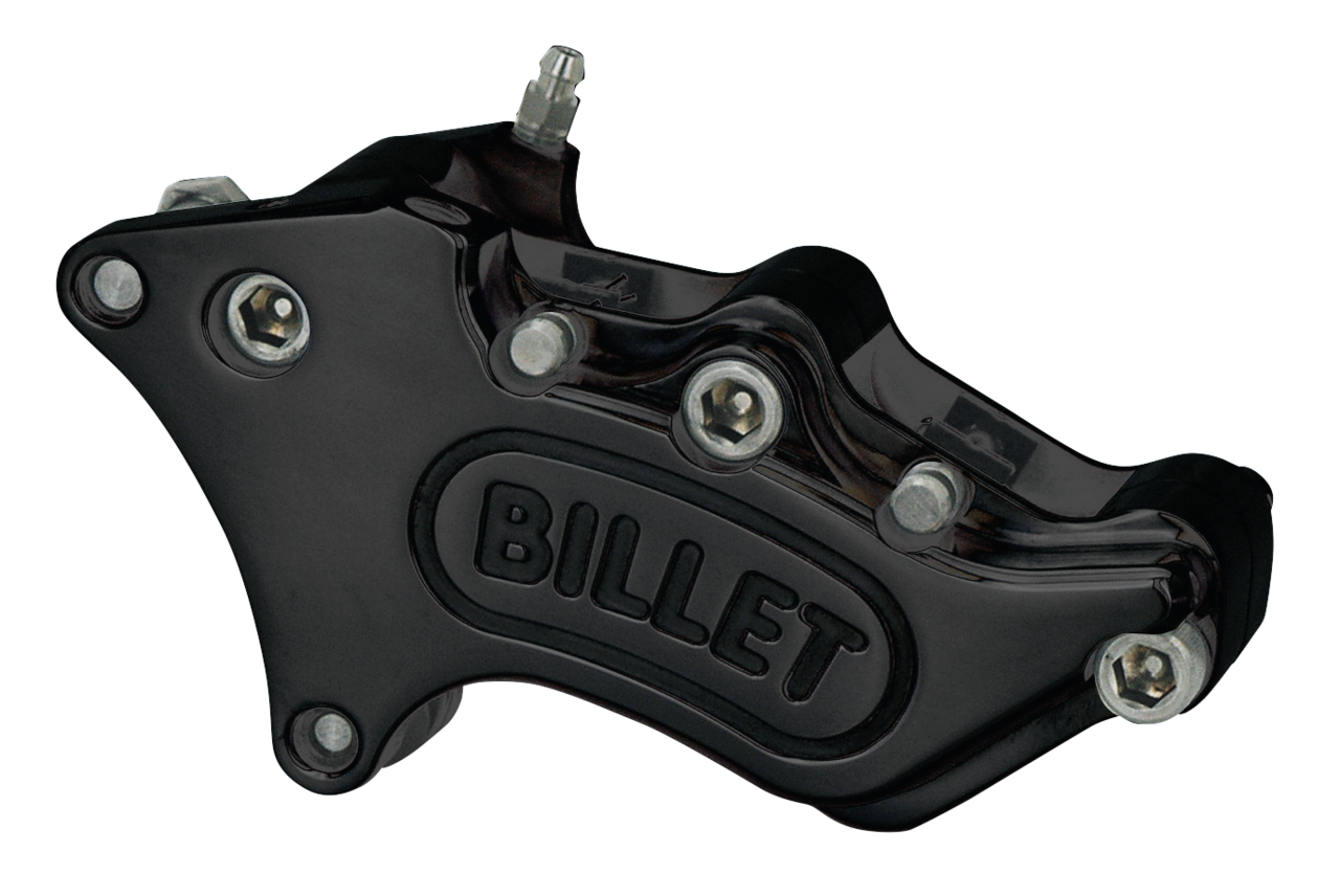Billet 4 Rh Front Caliper 00 Up Black Brake Caliper Harrison Billet